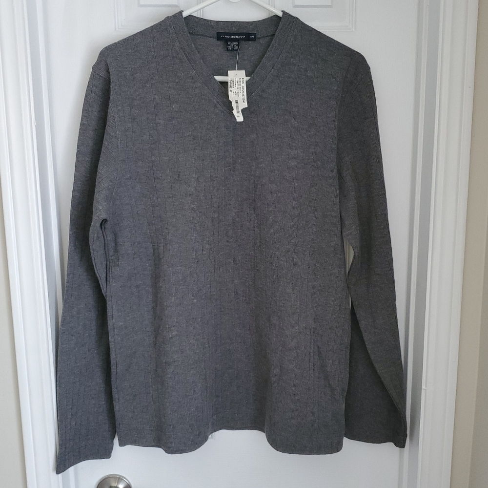 NWT Club Monaco Grey Long Sleeve